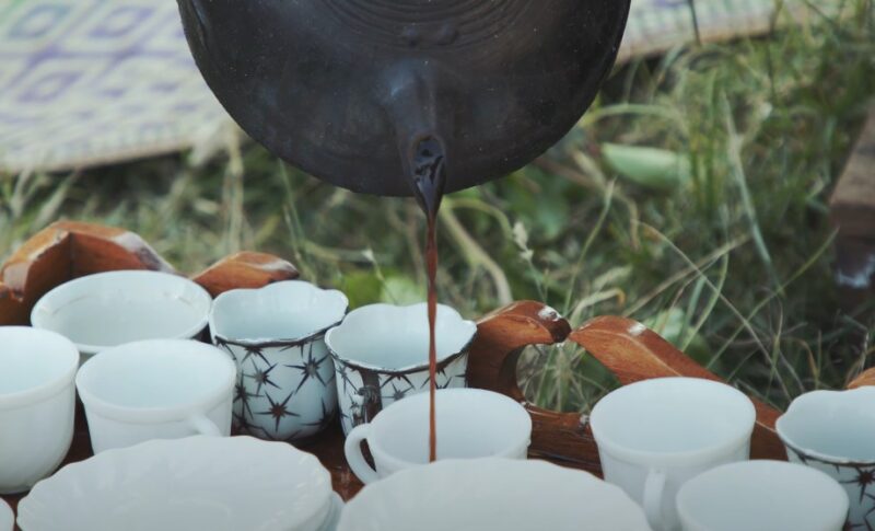 Coffee ceremony in Ethiopia