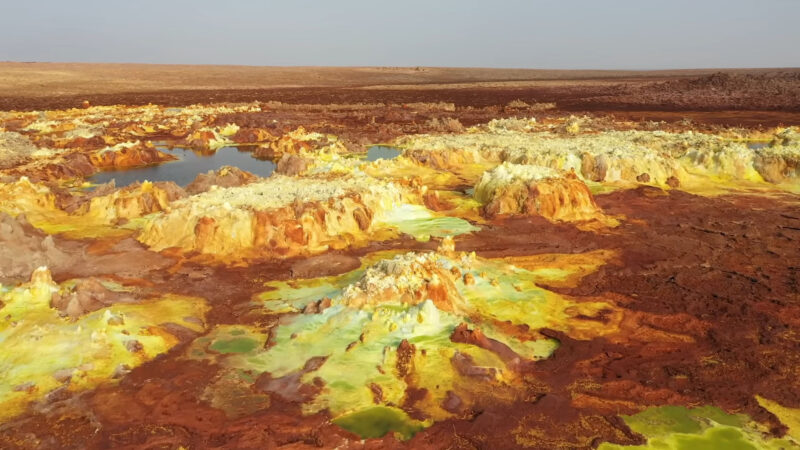 Danakil Depression in Ethiopia