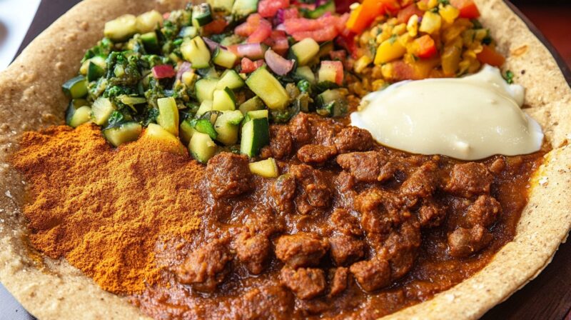 Gored Gored - Traditional meal in Ethiopia