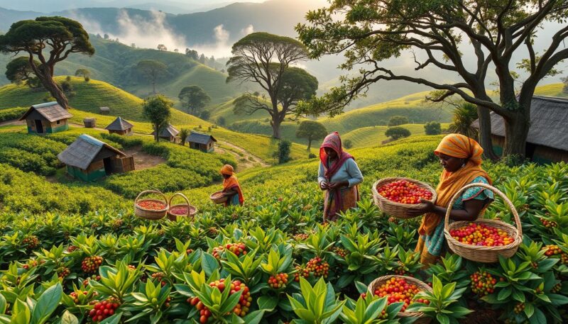 coffee production in Ethiopia